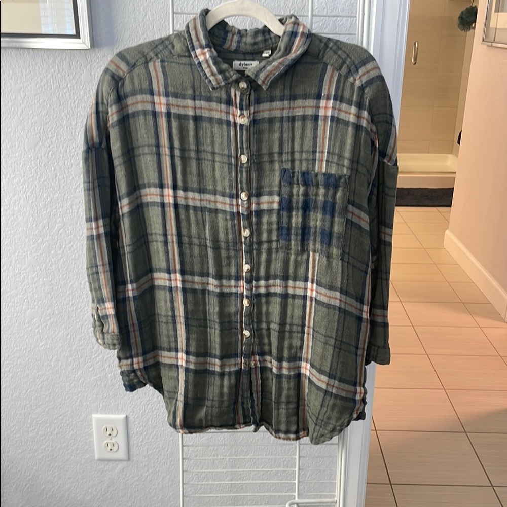 Dylan flannel shirt/ shacket
